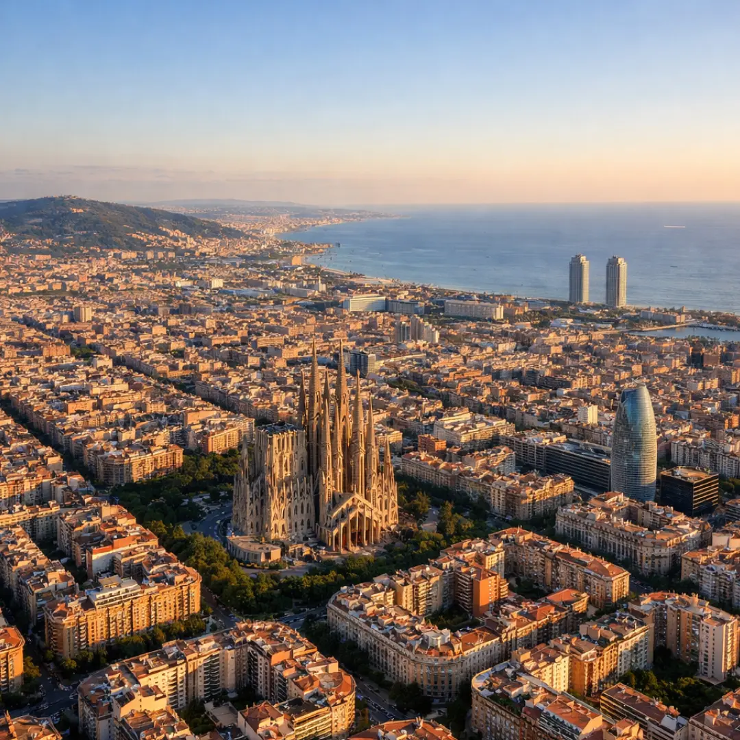 Servicio técnico de electrodomésticos en Barcelona - Vista panorámica de la ciudad