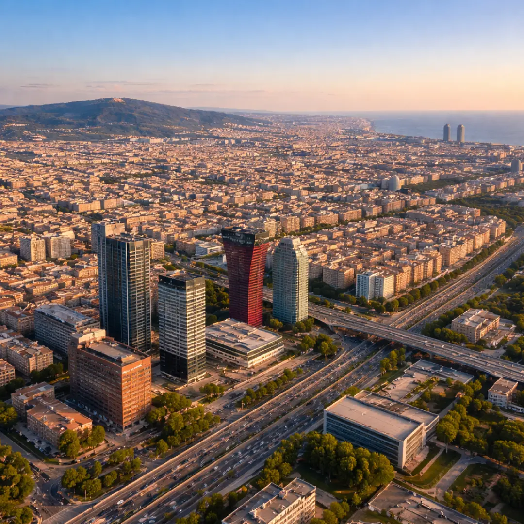 Reparación de electrodomésticos en Hospitalet de Llobregat - Vista de Plaza Europa y Granvia