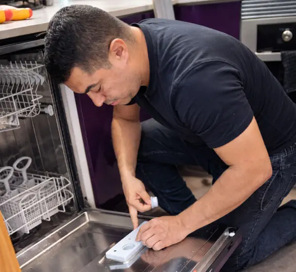 Técnico profesional reparando electrodomésticos a domicilio en Barcelona y L’Hospitalet de Llobregat